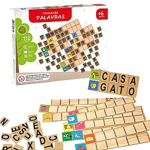 Jogo Educativo Formando Palavras Brinquedo Infantil