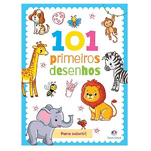 Livro 101 Primeiros Desenhos Patrulha Canina Paw Infantil - livro