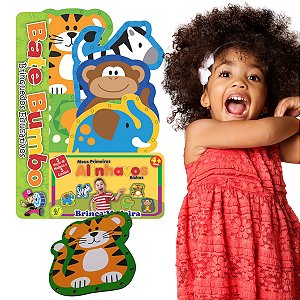 Meus Primeiros Alinhavos Bichos Brinquedo Pedagógico