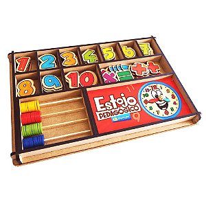 Jogo da Velha Bola em Madeira Brinquedo Pedagógico - Tralalá 4 Kids