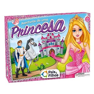 Jogo de Tabuleiro Aventuras de Uma Princesa Pais & Filhos