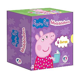 Mini Biblioteca Peppa Pig Livro Educativo