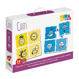 Jogo Educativo Baby Toys Set Encaixe 24 Peças Pica Pau 580