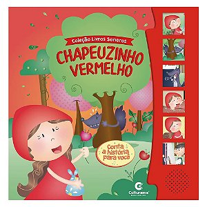 Livro Sonoro Infantil Chapeuzinho Vermelho