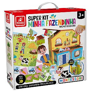 Super Kit Jogos  Minha Fazendinha Montessori