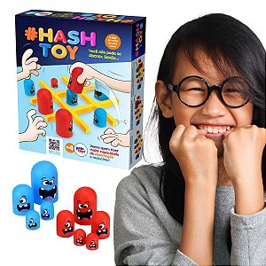 Jogo da Velha Hash Toy Infantil Colorido Tabuleiro Interativo