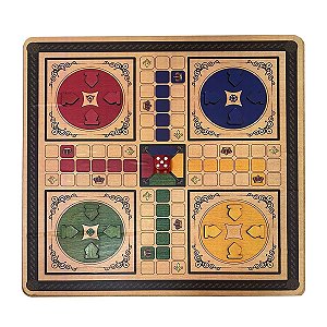 Jogo Ludo de Madeira, Brinquedo de Madeira, Jogo de Tabuleiro