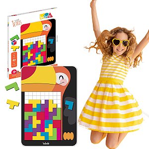 Jogo Infantil Encaixe Tetris do Tucano Raciocinio Logico