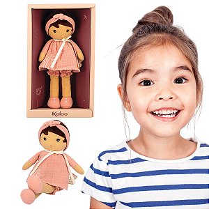Minha Primeira Boneca Amandine Infantil Kaloo Pelúcia 25 cm