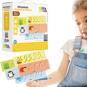 Brinquedo Educativo Reguinhas Primeiros Traços Coordenação