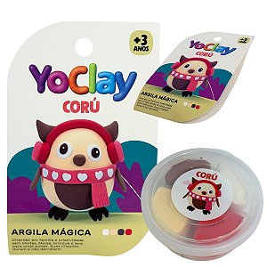 Argila Mágica Massinha Modelar Yoclay Pocket Corú