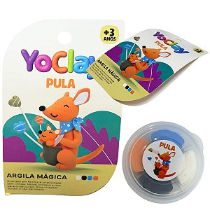 Argila Mágica Massinha Modelar Yoclay Pocket Canguru Pula
