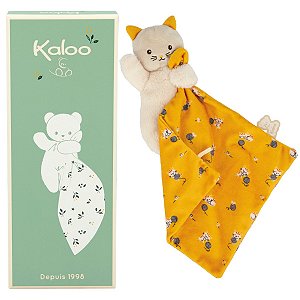 Naninha Gatinho Kaloo Amarela Conforto Aconchego para o Bebê