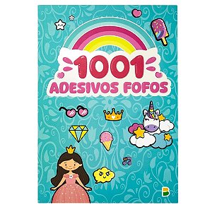 Livro Infantil 1001 Adesivos Fofos  Atividades para Crianças