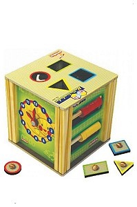 Jogo da Velha de Girar em Madeira Brinquedo Educativo - Tralalá 4 Kids