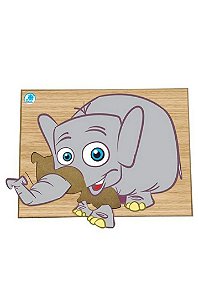 Quebra-Cabeça Baby Elefante - NINA BRINQUEDOS