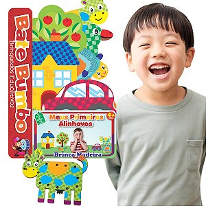 Meus Primeiros Alinhavos Brinquedo Educativo e Pedagógico