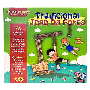 Jogo da Forca Brinquedo Educativo e Pedagógico