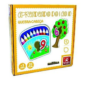 Mini Quebra-Cabeças Joguinhos de Bolsa Infantil Madeira - Tralalá 4 Kids