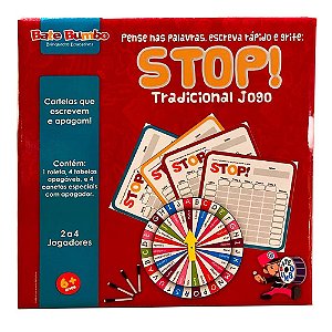 STOP - Tradicional Jogo Educativo Infantil