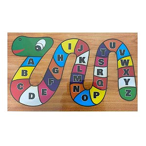 Minhoca Quebra-cabeça Números Educativo mdf Jogos Brinquedos