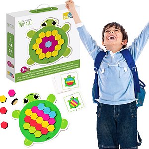 Mosaico Tartaruguinha Brinquedo Educativo e Pedagógico