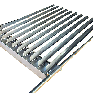 Grelha Argentina Parrilla em INOX 304 - Medidas 40x50cm