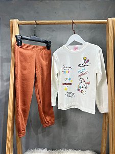 Conjunto de Moletom Infantil - Feminino | Unicorn