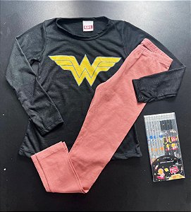 Conjunto Infantil Personagens Fofos Meninas