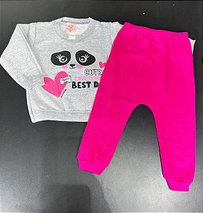 Conjunto de Moletom Infantil - Feminino