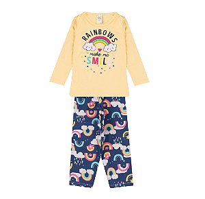 Conjunto Pijama Manga Longa e calça do 1 ao 3 (3925)