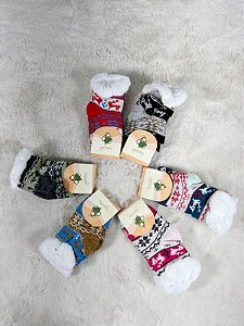 Meia Térmica-Inverno Alce Infantil