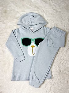 Conjunto Moletom Infantil Masculino C/ Capuz  Modelos Personagens 1 ao 8 (Zumel)