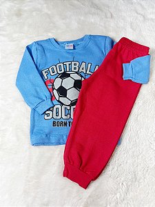 Conjunto Moletom Infantil Masculino S/ Capuz  ZUMEL