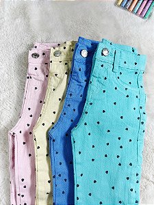 Calça Jeans Colors Infantil