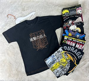 Camiseta Anime/Personagens Infantil
