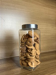 Pote de Vidro - Tampa Cromada
