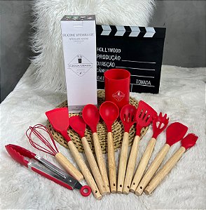 Kitchen Utencils - Kit 12 Talheres de Silicone