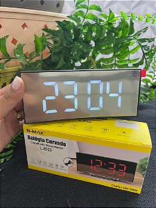 Relógio Despertador Led