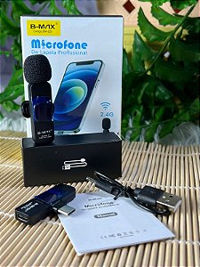 Microfone de Lapela Profissional