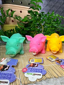 Brinquedo Pet Porco Sonoro