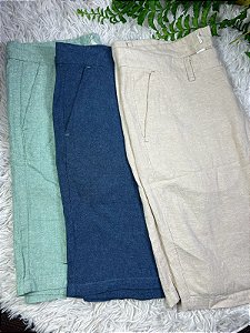 Bermuda Masculina - Linho