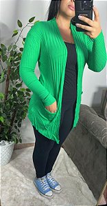 Cardigan Fashion S/ Capuz