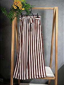 Calça Pantacourt Listrada