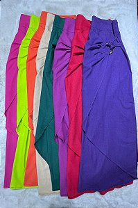 Saia Envelope Longa Fashion Modelos