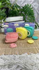 Escova Pet Banho C/ Dispenser De Shampoo