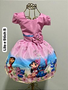 Vestido de Festa Balonê Infantil Personagens