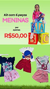 Kit 3 Conjuntinhos Infantil (ESTAMPAS SORTIDAS) - SUPER PROMOÇÂO