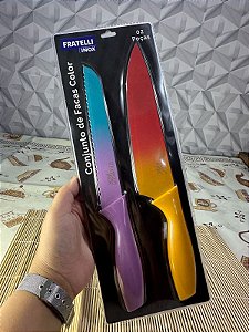 Kit 2 Facas Color