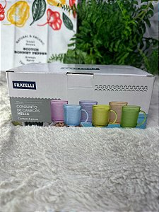 Conjunto De Canecas Mella Color